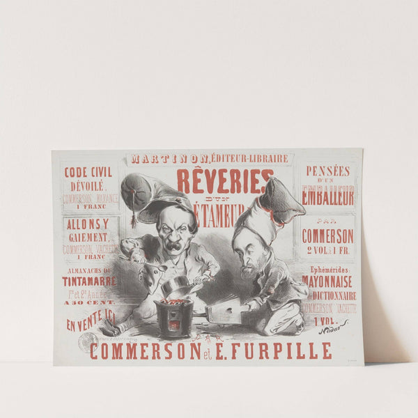 Rêveries d&#8217;un étameur par Comerson et Furpille1854 by Nadar
