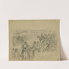 Review at Falmouth. March 1863 by Alfred Rudolph Waud