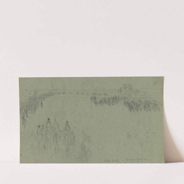 Review. Newport News (1860-1865) by Alfred Rudolph Waud