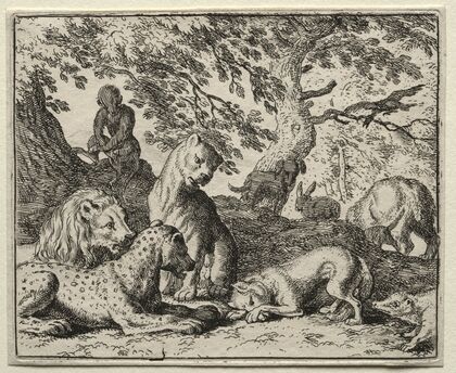 Reynard Describes a False Plot Against the Lion (1650–1675)