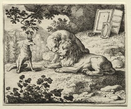 Reynard Promises Gifts to the Lion (1650–1675)