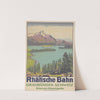 Rhätische Bahn, Graubünden, Schweiz, Silsersee, Oberengadin (1916) by Emil Cardinaux