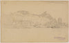 Rheinlandschaft mit Häusern und Kähnen, fol. 27