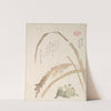 Rice Plant and Butter-Burs by Kubo Shunman