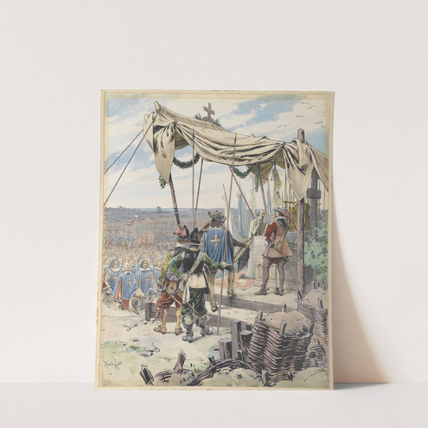 Richelieu Avant la Bataille by Maurice Leloir