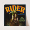 Rider Brand Produce Label (1930s)
