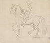 Rider With a Draw-Rein, Walking to Left
