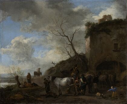 Riders at a Blacksmith’s
