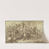 Riders’ battle with the Turks by Francesco Simonini