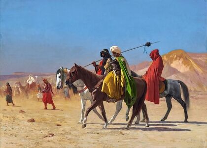 Riders Crossing the Desert — size preview