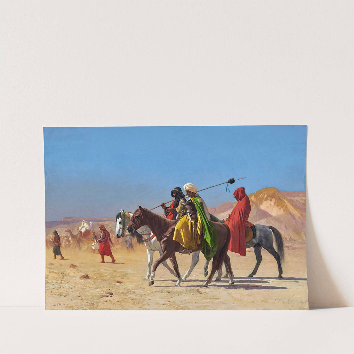 Riders Crossing the Desert (1870) by Jean-Léon Gérôme