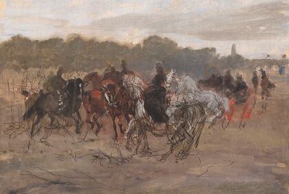 Riders, sketch (1879 - 1885)