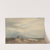 Riders with Sheep near an Estuary (1830) by David Cox
