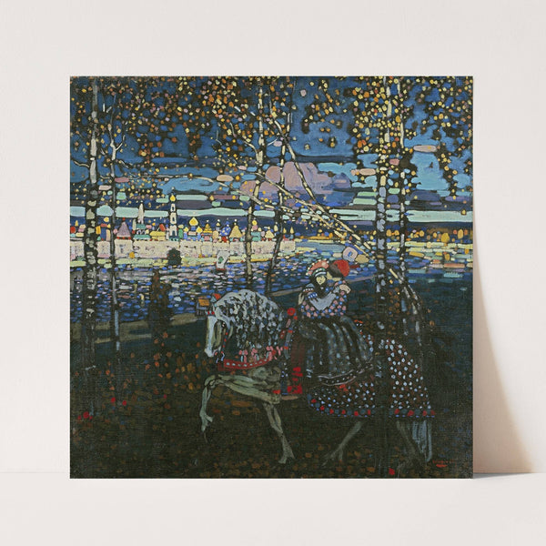 Riding Couple (1906 - 1907) by Wassily Kandinsky