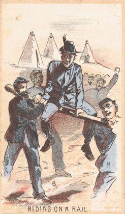 Riding on a Rail (1864)