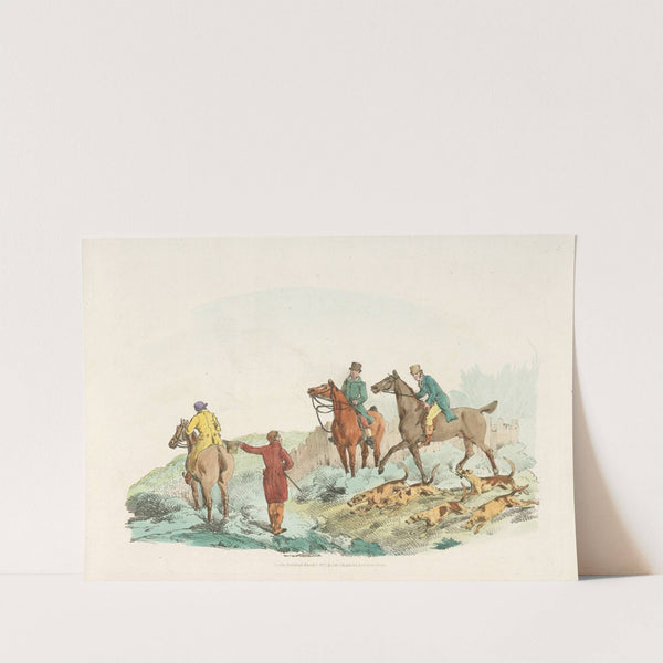 Riding to hounds (1817-1818) by Henry Thomas Alken