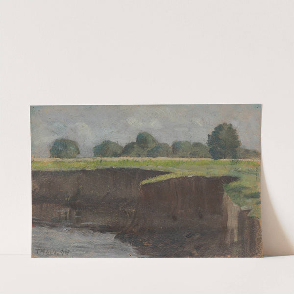 Rieka Nitra pri Nových Zámkoch by Ján Thain