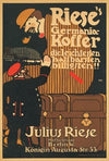 Rieses Germania-Koffer. Die leichtesten haltbarsten billigsten! (1909)