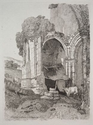 Rievaulx Abbey, Yorkshire (1810)