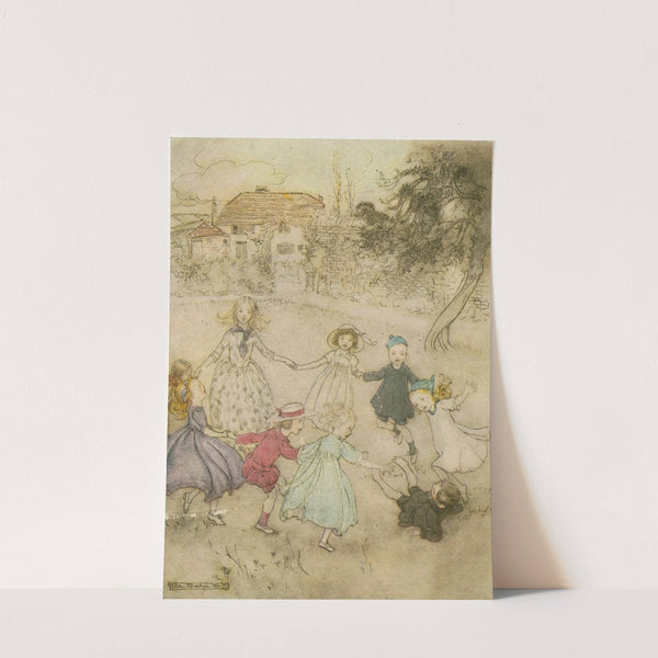 Ring a ring o’ roses. (1912) by Arthur Rackham