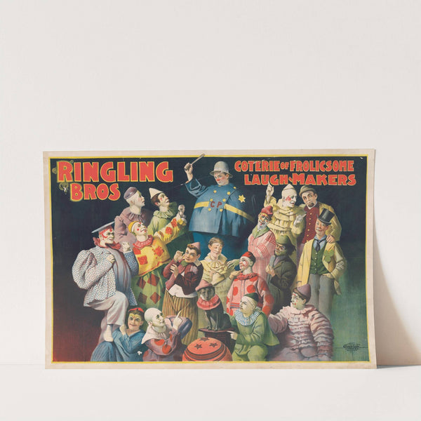 Ringling Bros. coterie of frolicsome laugh-makers (1899) by Courier Litho. Co.