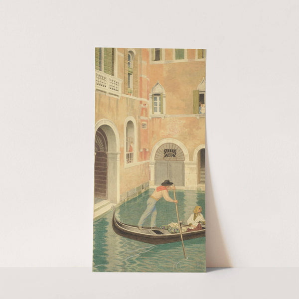 Rio Della Guerra, Venice (1921) by Joseph Edward Southall