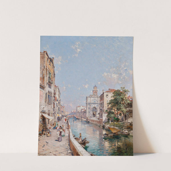Rio San Girolamo, Venice by Franz Richard Unterberger