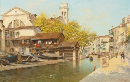 Rio San Trovaso, Venice — size preview