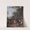 Ritual Slave Party on a Sugar Plantation in Surinam by Dirk Valkenburg