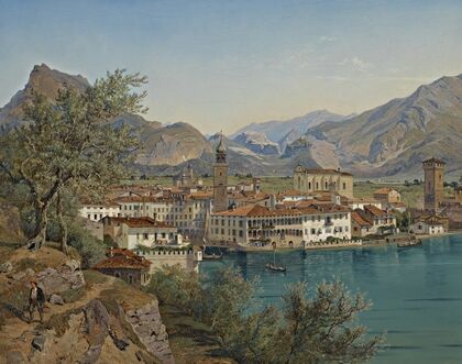 Riva Am Gardasee (View Of Riva On Lake Garda)