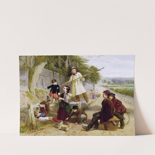Rivals To Blondin (1862) by William Henry Knight