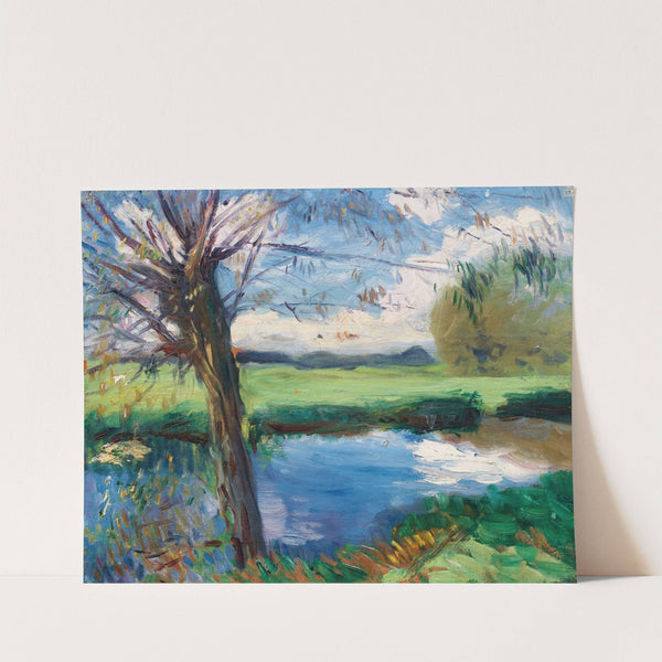 River Bank, near Oxford (circa 1888) by John Singer Sargent