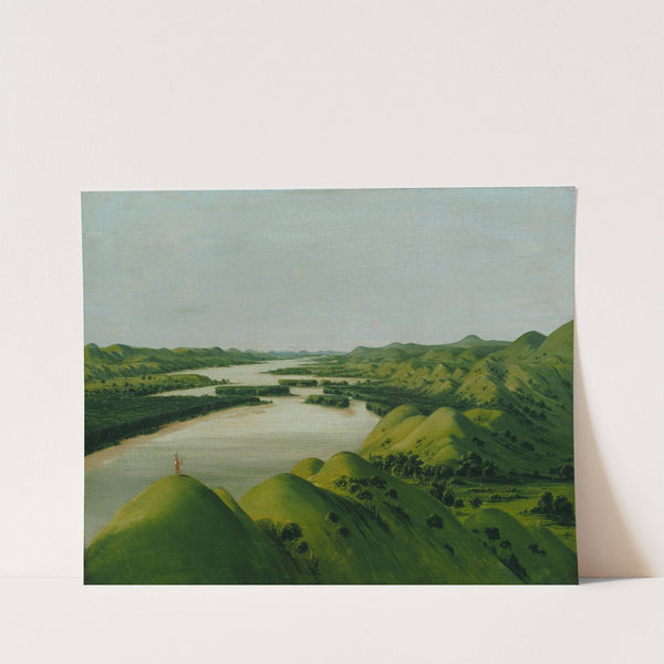 River Bluffs, 1320 Miles Above St. Louis by George Catlin