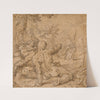 River Gods Watching Apollo Pursuing Daphne by Abraham Bloemaert