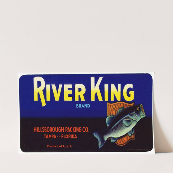 River King Brand Produce Label (1930-1950)