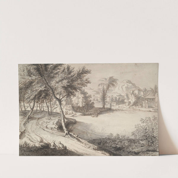 River Landscape by Adriaen Frans Boudewijns