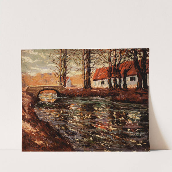 River Landscape (early 20th century) by Ernest Lawson