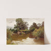 River Landscape by Josef Willroider