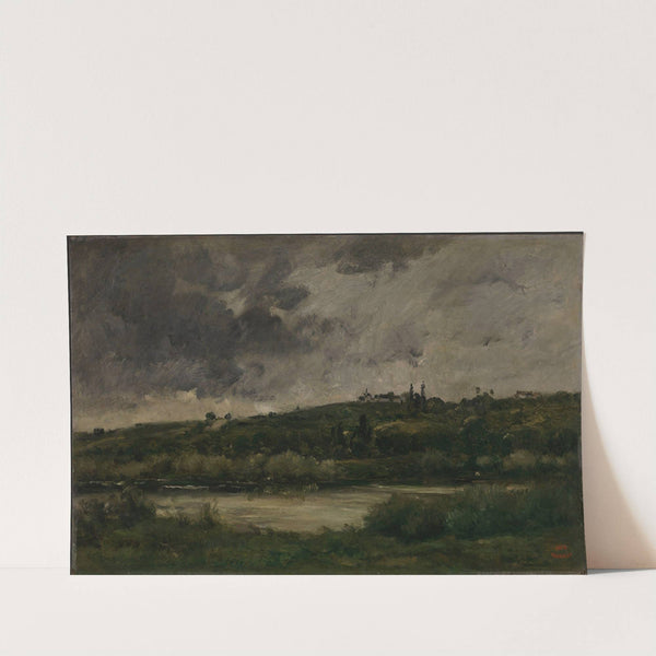 River landscape (1840-1878) by Charles François Daubigny