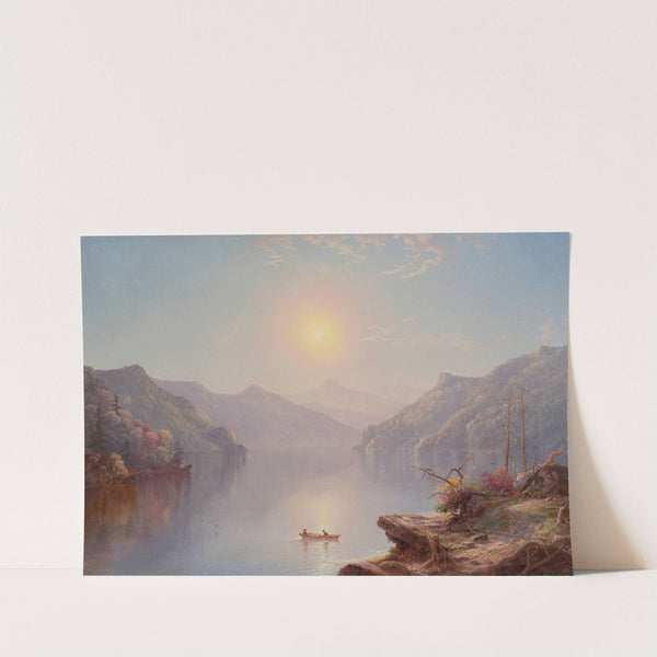 River Landscape At Daybreak (1865) by George W. Waters