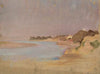 River landscape. From the journey to India