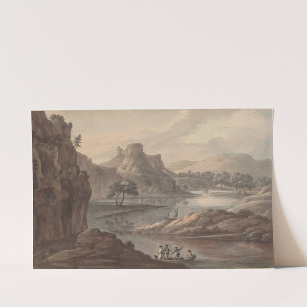 River Landscape with a Castle by Robert Adam