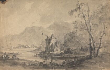 River Landscape with Castles