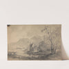 River Landscape with Castles by William Gilpin