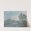 River Landscape with Cattle Watering by John Laporte