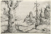 River Landscape with Large Tree at Left (1546)