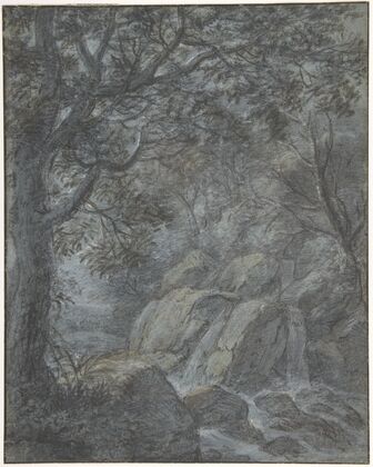 River Landscape with Mountain Stream (17th century)