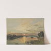 River scene by John Gendall