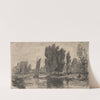 River Scene, Aldercar (ca. 1837) by Miles Edmund Cotman