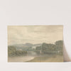 River Scene with an Unidentified Country House by Samuel Davis